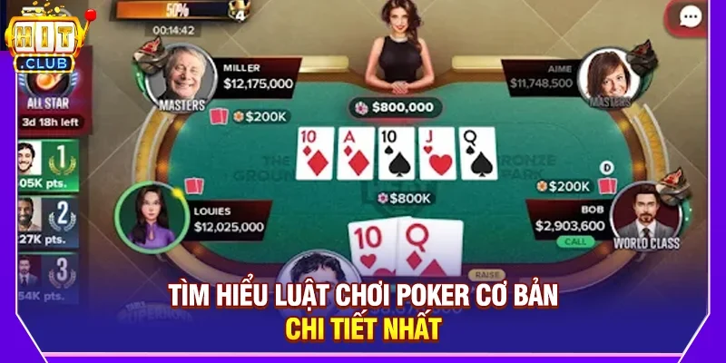 Tìm Hiểu Luật Chơi Poker Cơ Bản Chi Tiết Nhất
