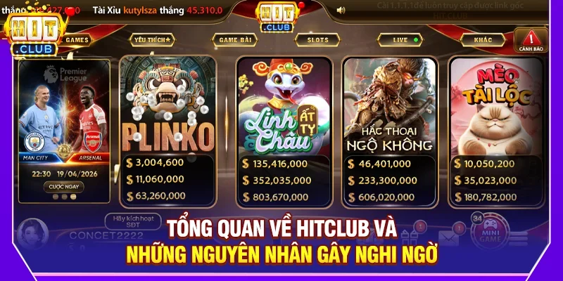 Tổng quan về Hitclub và những nguyên nhân gây nghi ngờ